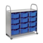 Gratnells Callero Storage Cart with Deep Trays (12)