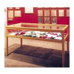 Toledo Furniture Exhibit Case with Sliding Door Access