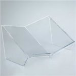 Deluxe Acrylic Open-Book Holder with Lip