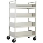 Extra-Tall Industrial-Strength Book Truck