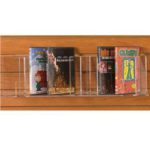 Acrylic Slatwall Zigzag Shelf with Eight Pockets