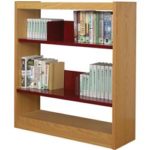Toledo Furniture Omega Classic Single-Faced Oak/Steel Divider Adder Shelving