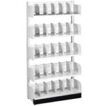 Estey Single-Faced Open-Style Steel Divider Shelving