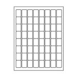 1 1/2" x 1" Laser and Inkjet Labels