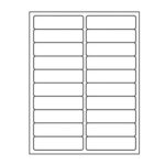 Brodart Multipurpose 1" x 4" Labels