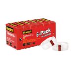 Scotch® Transparent Tape 1" Core Value Packs
